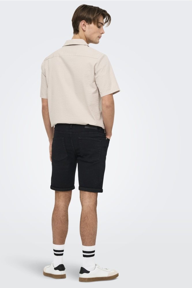 ONSPLY BLKD 9041 BJ DNM SHORTS 22029041 BLACK DENIM